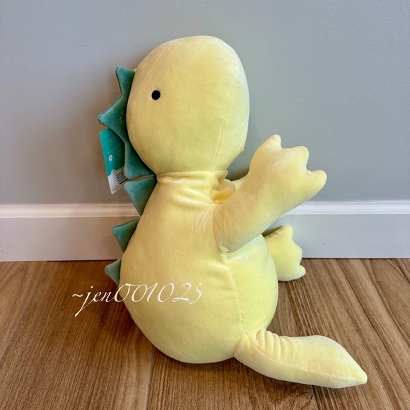 Yellow Dinosaur Weighted Plush Throw Pillow - Pillowfort - Picture 8 of 12